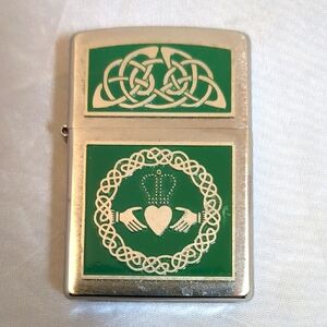 Celtic Zippo Lighter Irish Ireland Claddagh Ring 2004 Kelly